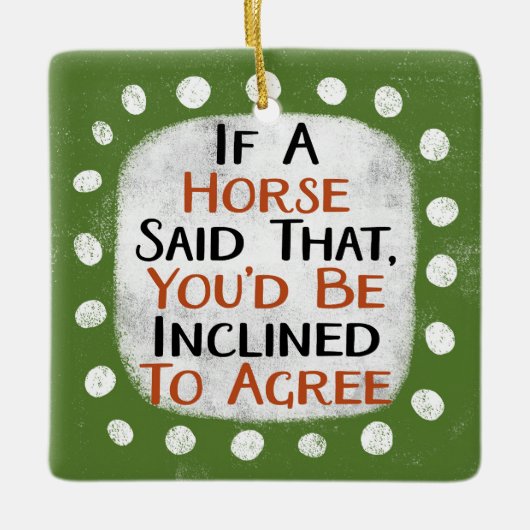 Als een paard dat Ornament zegt (Voorkant)