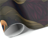 als een pauw in pioenen cadeaupapier (Rol Hoek)