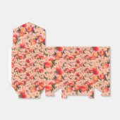 " als een perzik", perzik fuzz bedankdoosjes (Uitgevouwen)