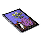 Als een pinguïn voor narcissen notitieboek (Rechterzijde)