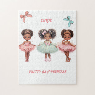 " ALS EEN PRINSES" GEPERSONALISEERD LEGPUZZEL