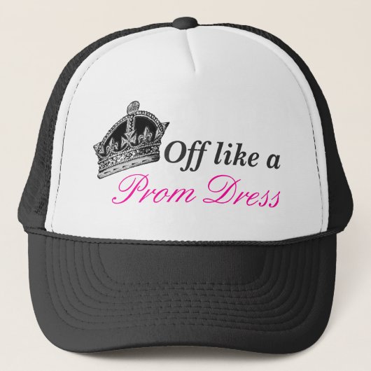 Als een Prom-uitgang Trucker Pet (Voorkant)