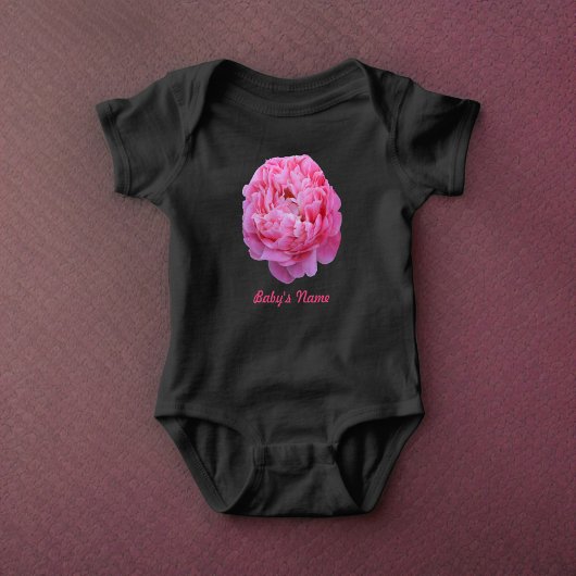  als een roze pioen romper