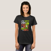 Als een schildpad zijn schild verliest Schildpad g T-shirt (Voorkant volledig)