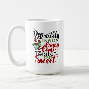 Als een snoepriet gedraaid maar zoet koffiemok