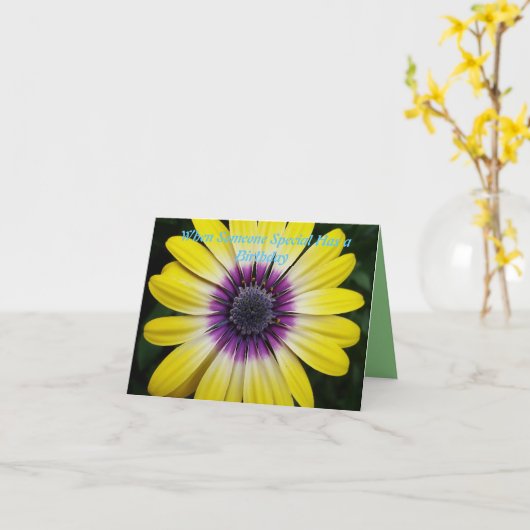 Als een speciaal iemand jarig is kaart