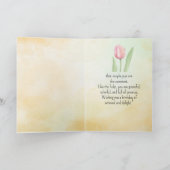 Als een tulp uw verjaardag persoonlijkheden kaart (Binnen)