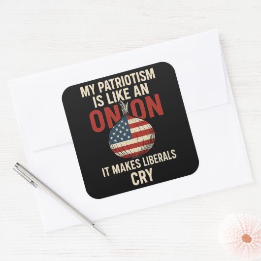 Als een ui Sticker (Envelop)