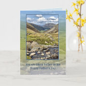 Als een vader op Vaderdag, Berglandschap Kaart