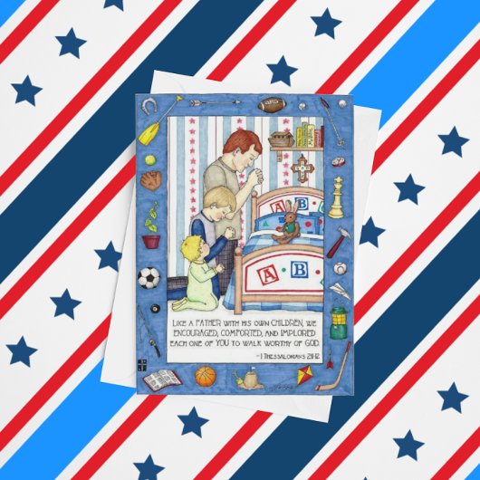 Als een vader Vaderdag Kaart