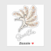 Als een Veer Gepersonaliseerd Sticker (Vel)