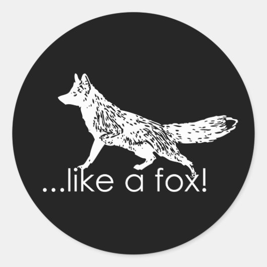 ...als een vos! Stickers (Voorkant)