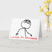 Als een Werkgever Kaart (Gele Bloem)