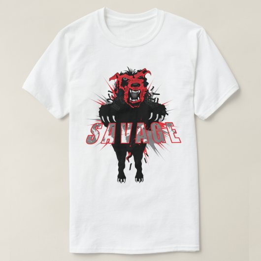 Als een Wilde! T-shirt (Design voorkant)