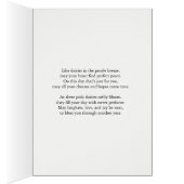 Als een zus voor mij verjaardag roze madeliefjes (Binnen (Rechts))