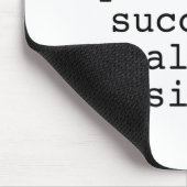 Als eerst u niet succesvol bent, roep het Versie 1 Muismat (Hoek)