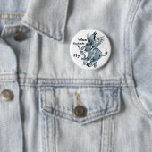 Als Elephants vliegen! ~-knop Ronde Button 5,7 Cm (In situ)