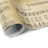 als elk Happy kerstkarolscript afdrukken Cadeaupapier (Rol Hoek)