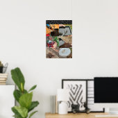 Als elke koffie met RoseWriter drinkt Poster (Thuiskantoor)