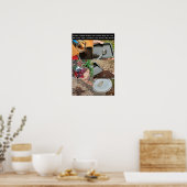Als elke koffie met RoseWriter drinkt Poster (Keuken)