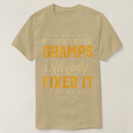 Als er al gebroken grammen zijn terwijl het grappi t-shirt (Design voorkant)