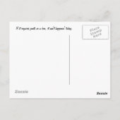 Als er een broek of een beha voor nodig is... briefkaart (Achterkant)