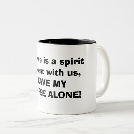 Als er een geest is... Mok (Voorkant rechts)