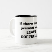 Als er een geest is... Mok (Voorkant links)