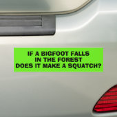 Als er een Herfst in het bos ligt? Bumpersticker (Op auto)