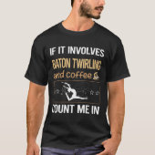 Als er een koffiebatterij bij betrokken is, tweema t-shirt (Voorkant)