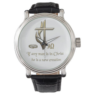 Als er een man in Christus is, is hij een nieuwe c Horloge