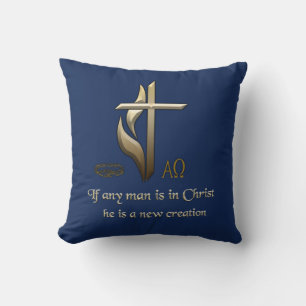 Als er een man in Christus is, is hij een nieuwe c Kussen
