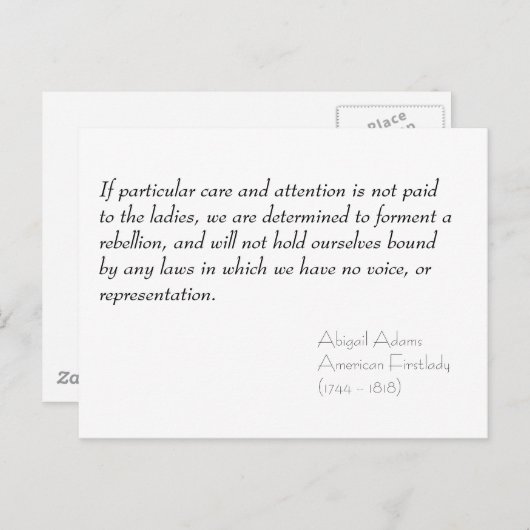 Als er geen bijzondere zorg en aandacht wordt best briefkaart (Voorkant / Achterkant)