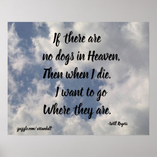 ALS ER GEEN DOGS-WILDE ROGERS-POSTER IS POSTER