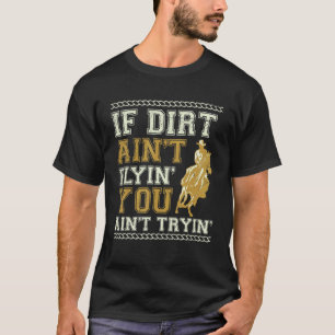 Als er geen stof vliegt, paard en stier rijden voo t-shirt