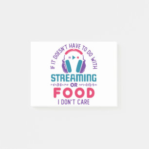 Als er geen streaming of voedsel mee gemoeid is, g post-it® notes