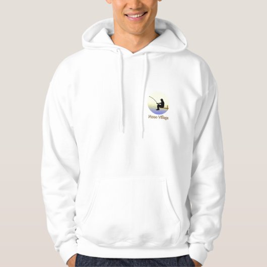 Als er geen vis in de hemel is... hoodie (Voorkant)