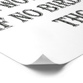 Als er geen vogels zang poster (Hoek)