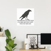 Als er geen vogels zang poster (Thuiskantoor)
