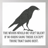 Als er geen vogels zang poster (Voorkant)