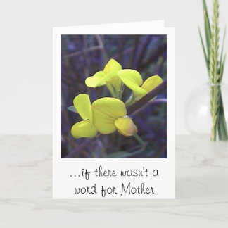 … als er geen woord voor Moeder was Kaart