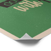 Als er iets mis gaat, ga dan niet mee. poster (Hoek)