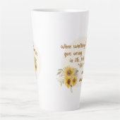 Als er iets misgaat in het leven... latte mok (Voorkant)