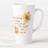 Als er iets misgaat in het leven... latte mok (Rechts)