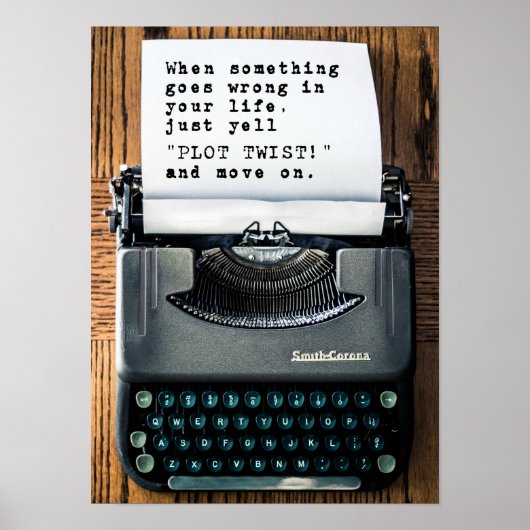 Als er iets verkeerd gaat, roep dan maar "TWIST PL Poster (Voorkant)