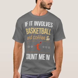 Als er koffie en honkbal bij betrokken zijn t-shirt