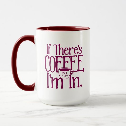 Als er koffie is, zit ik in de mok (Links)