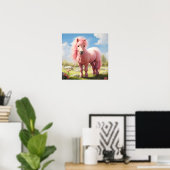 Als er maar pony's in het roze kwamen poster (Thuiskantoor)
