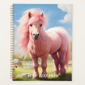 Als er maar pony's in roze gepersonaliseerd kwamen planner (Voorkant)