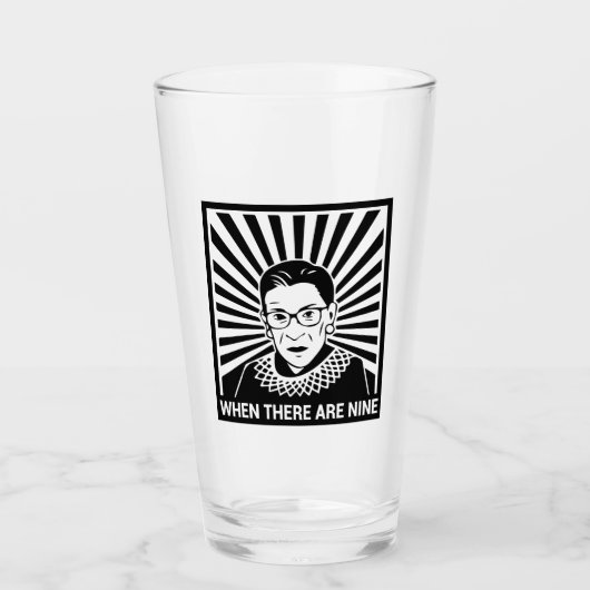 Als er negen zijn - beruchte RBG Glas (Voorkant)